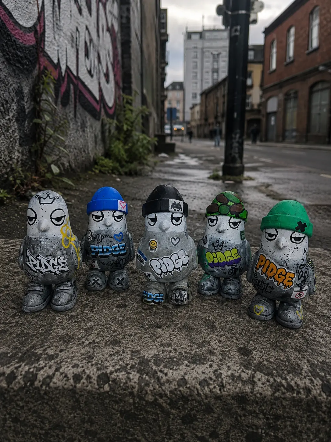 Pidge: making a little bit of street art